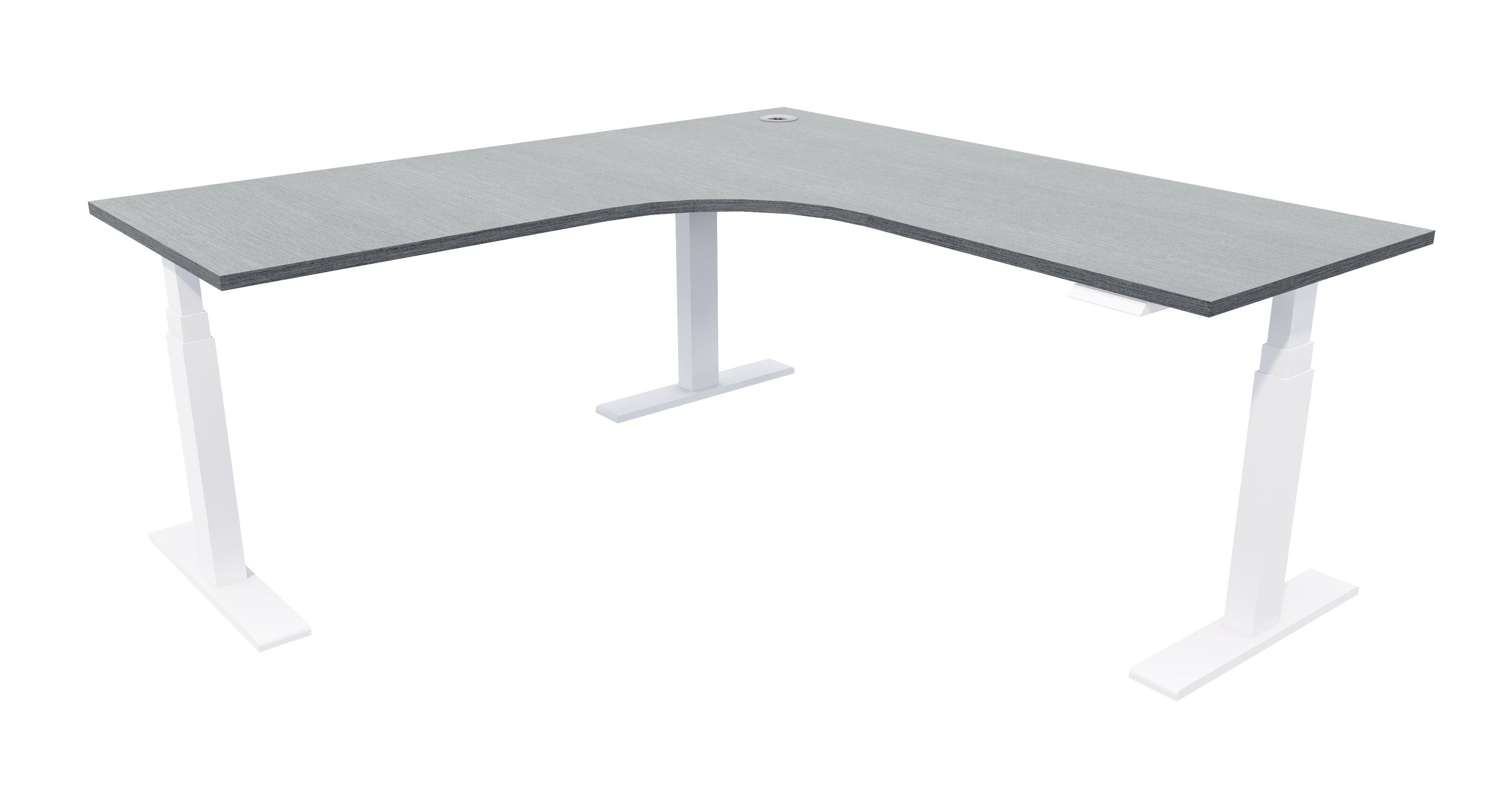 Zealand Electric Workstation 1500x1500x700 / White / New Graphite
