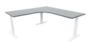 Zealand Electric Workstation 1500x1500x700 / White / New Graphite