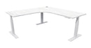 Zealand Electric Workstation 1500x1500x700 / White / Nordic Pine