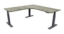 Zealand Electric Workstation 1800x1800x700 / Black / Coronet Beech