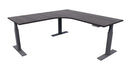 Zealand Electric Workstation 1800x1800x700 / Black / Fiordland Elm