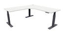 Zealand Electric Workstation 1800x1800x700 / Black / Seal Grey