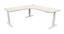 Zealand Electric Workstation 1800x1800x700 / White / Aged Ash