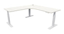 Zealand Electric Workstation 1800x1800x700 / White / Coastal Elm