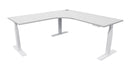 Zealand Electric Workstation 1800x1800x700 / White / Silver Haze