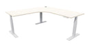 Zealand Electric Workstation 1800x1800x700 / White / Washed Maple