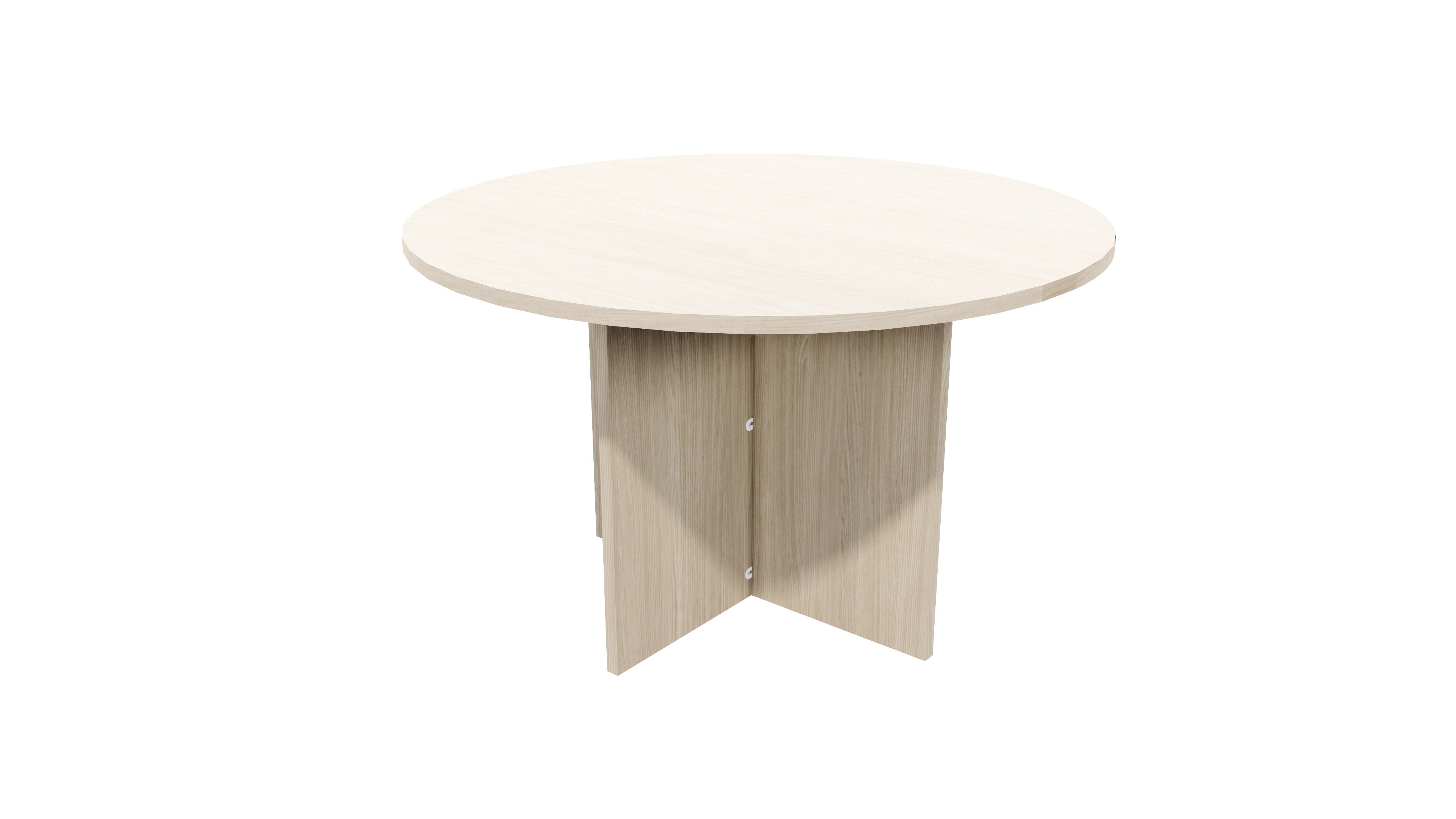 Zealand Meeting Table 1200x1200 / Aged Ash