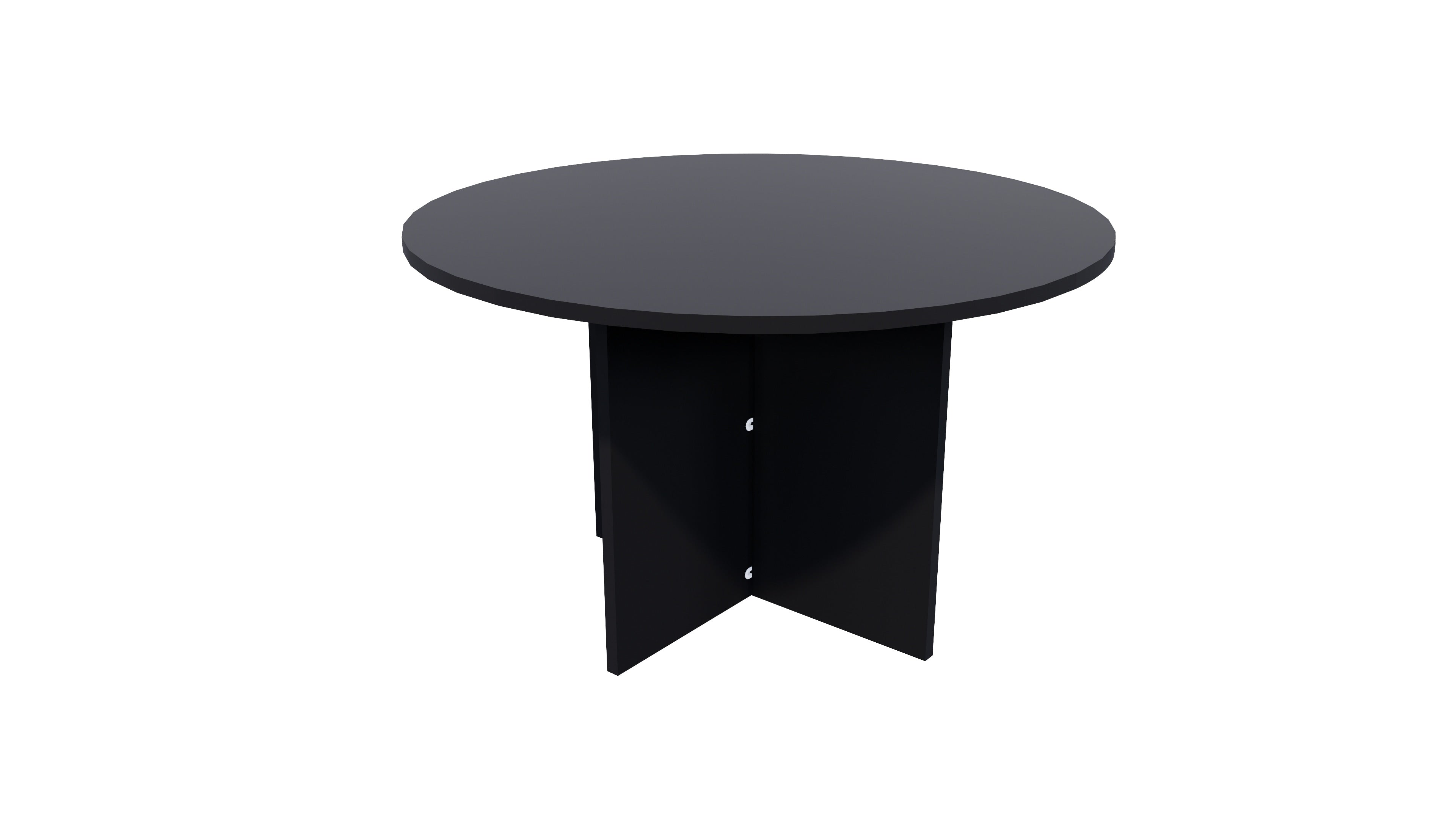 Zealand Meeting Table 1200x1200 / Black