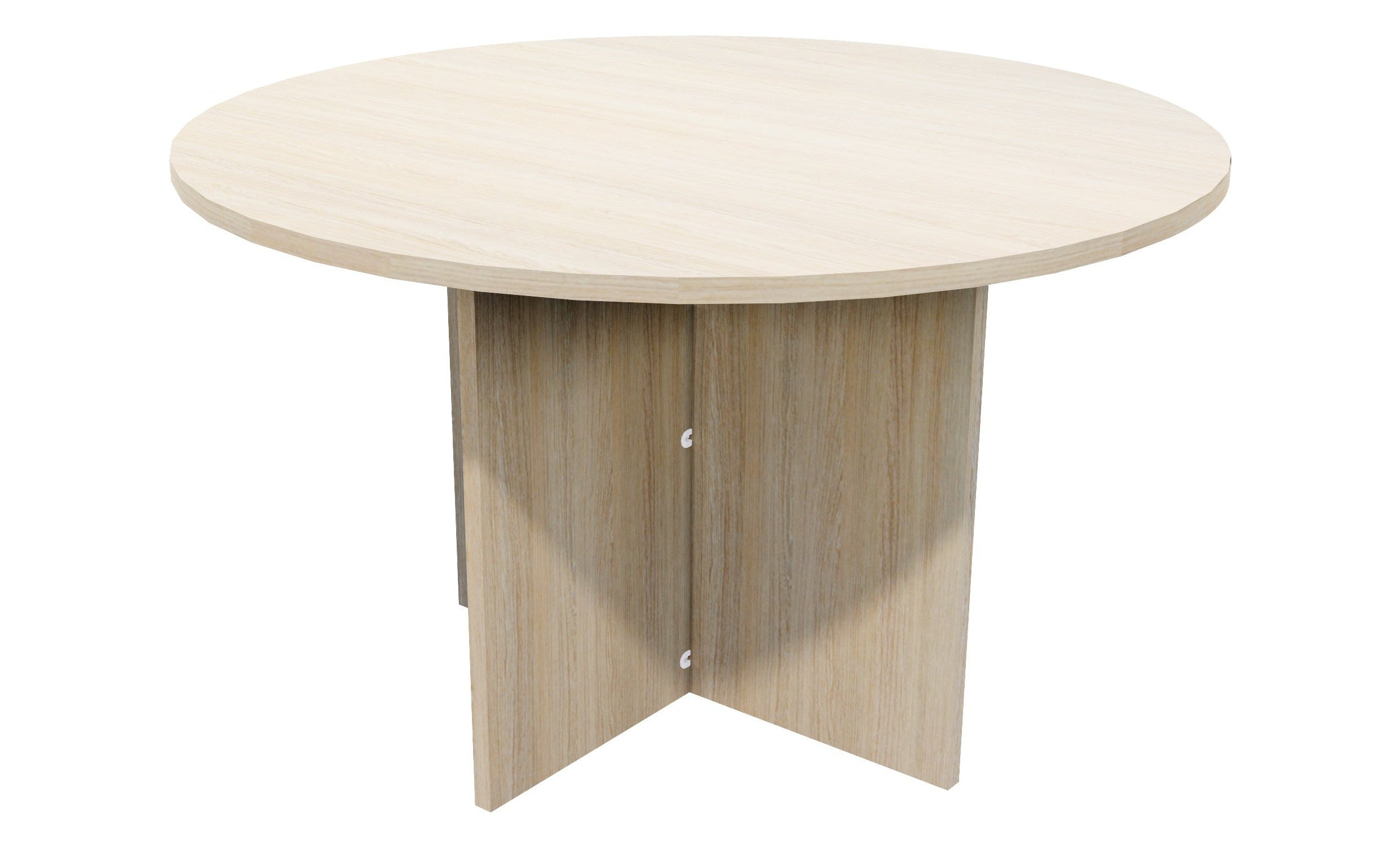 Zealand Meeting Table 1200x1200 / Seasoned Oak