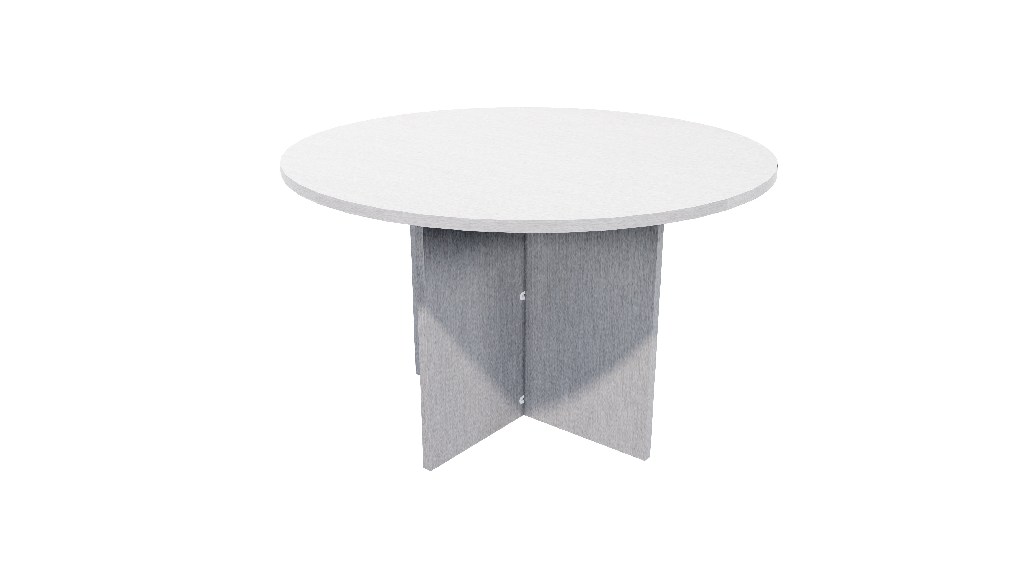 Zealand Meeting Table 1200x1200 / Silver Haze
