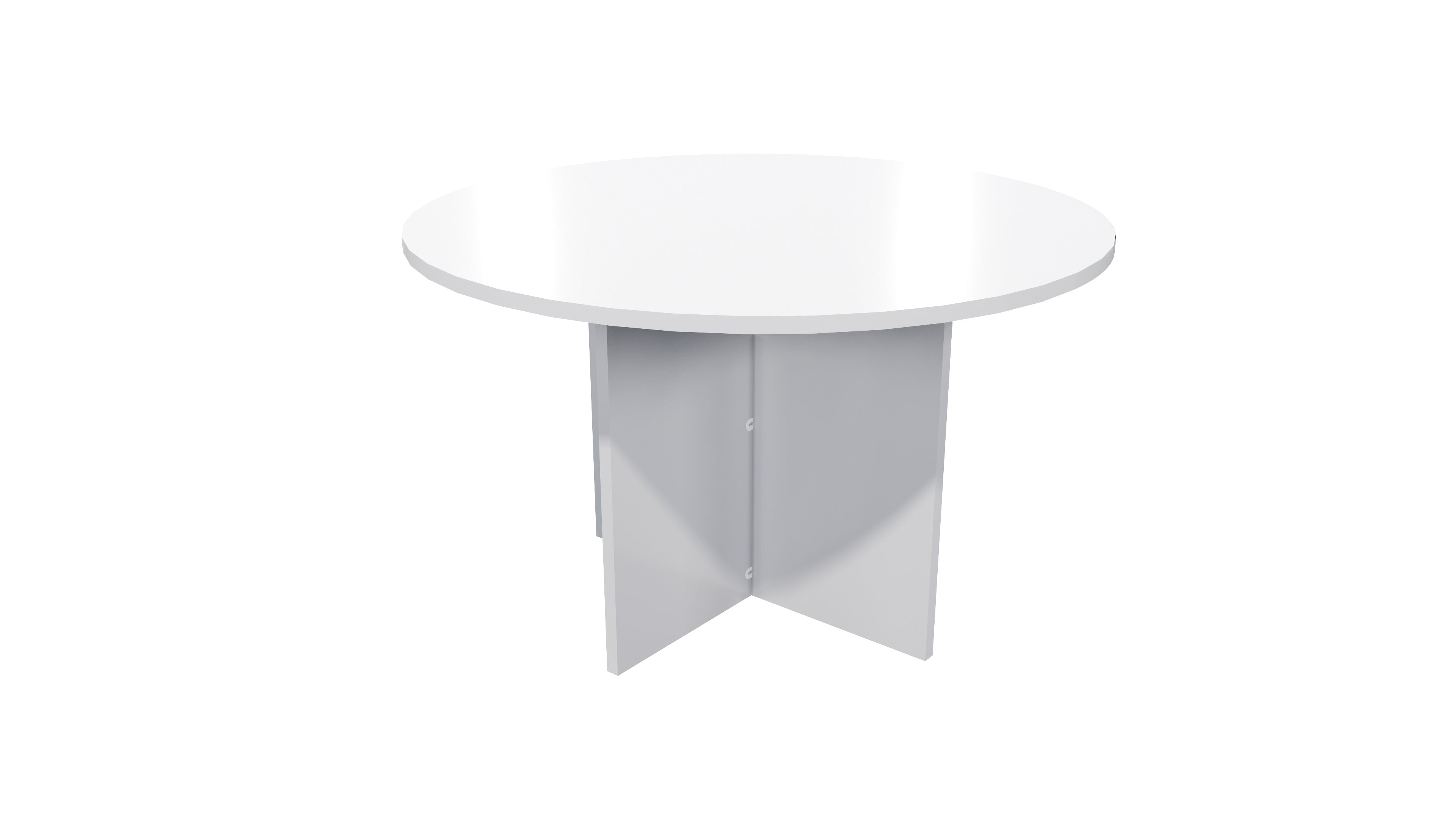 Zealand Meeting Table 1200x1200 / White