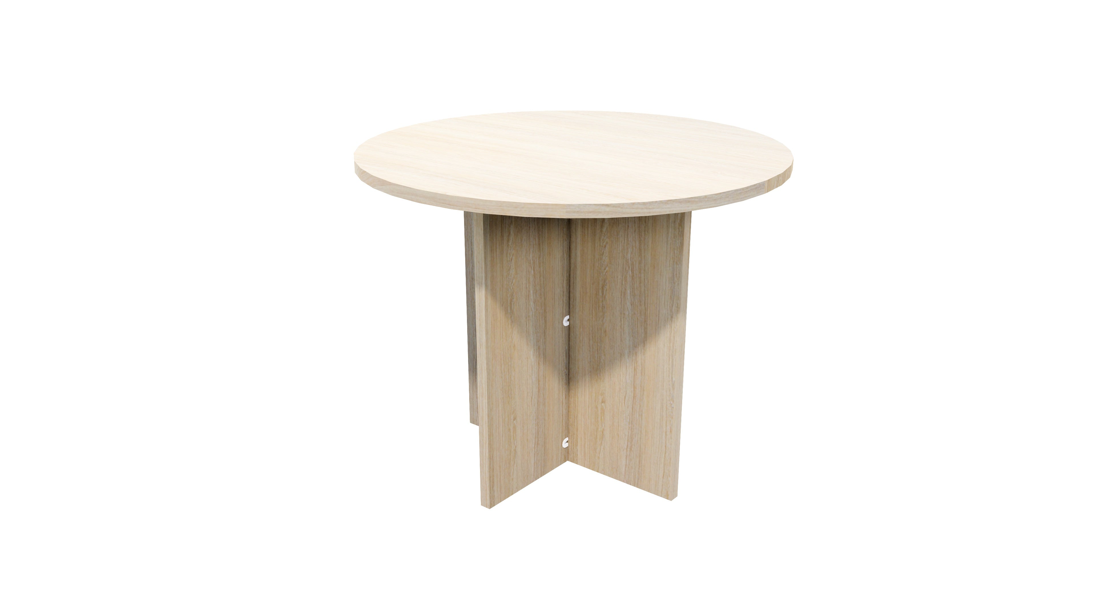 Zealand Meeting Table 900x900 / Seasoned Oak