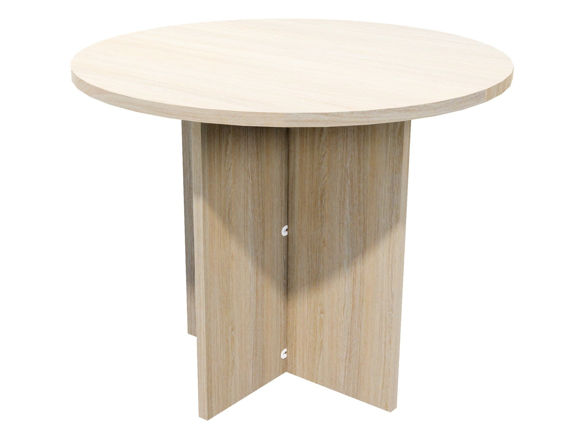 Zealand Meeting Table 900x900 / Seasoned Oak