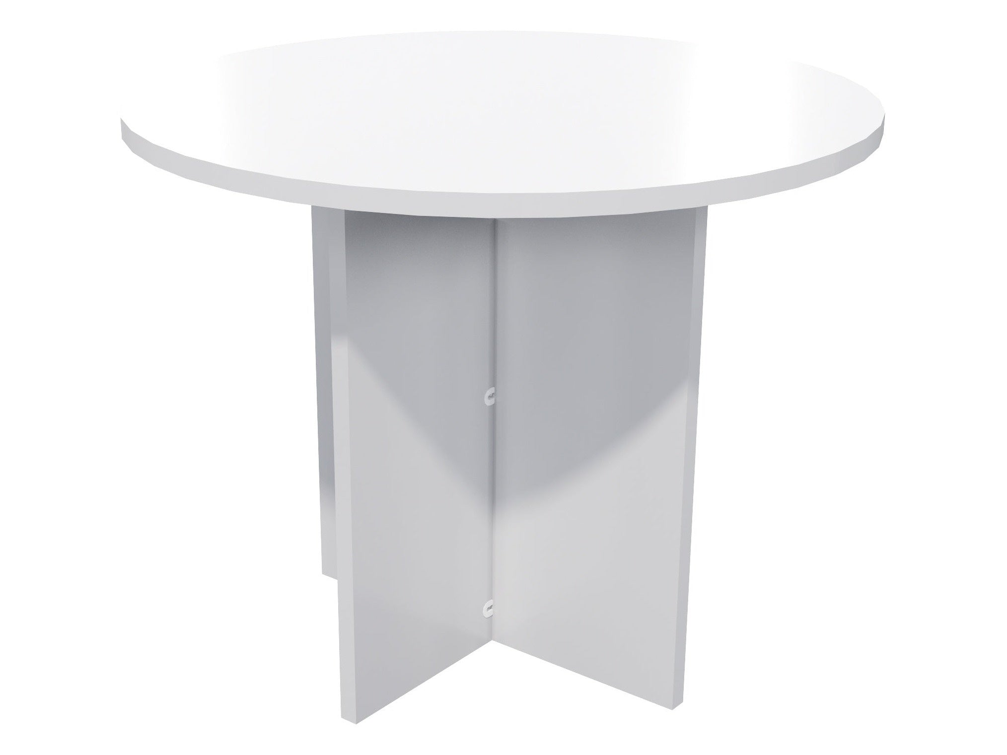 Zealand Meeting Table 900x900 / White