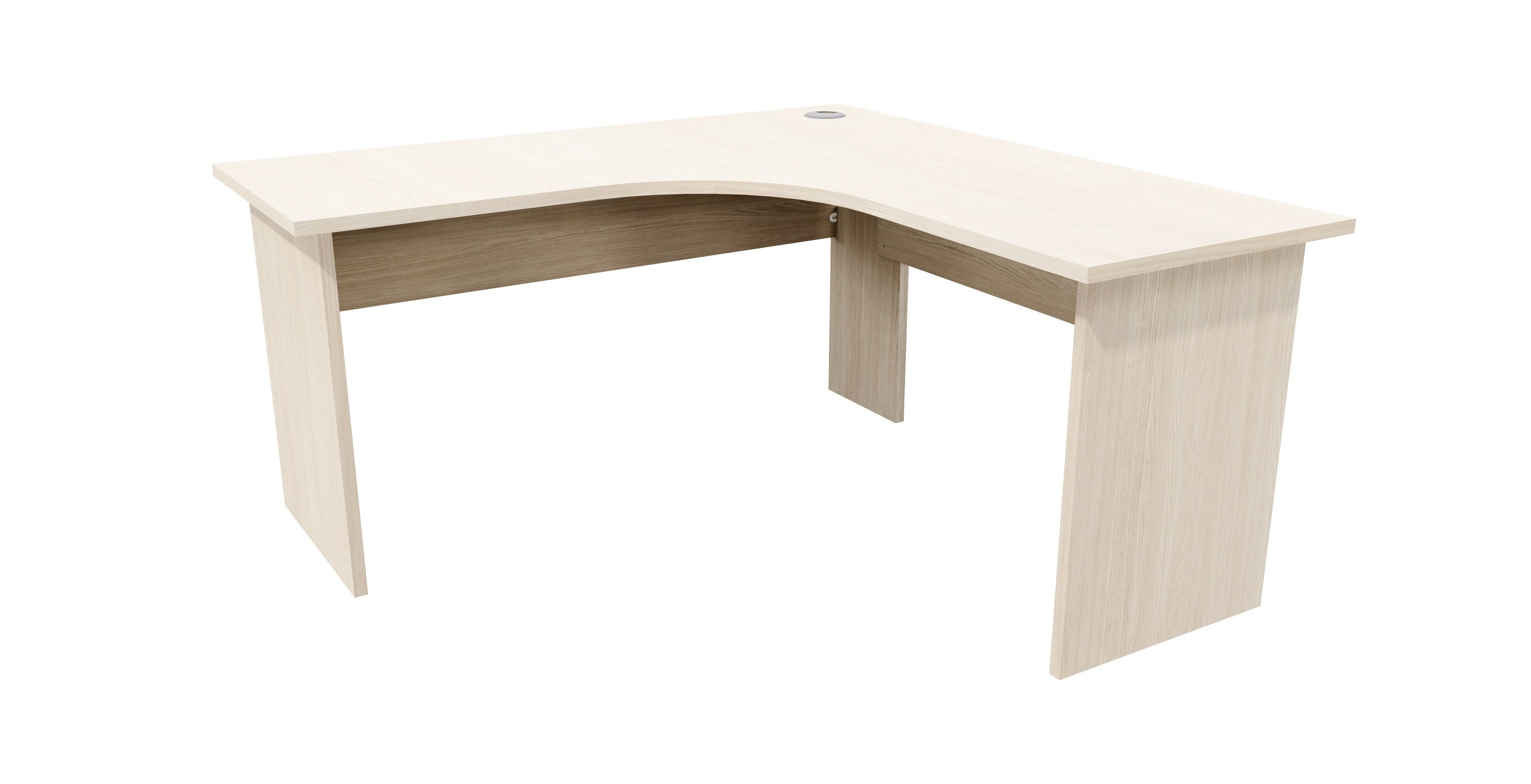 Zealand Workstation 1500x1500x700 / Aged Ash