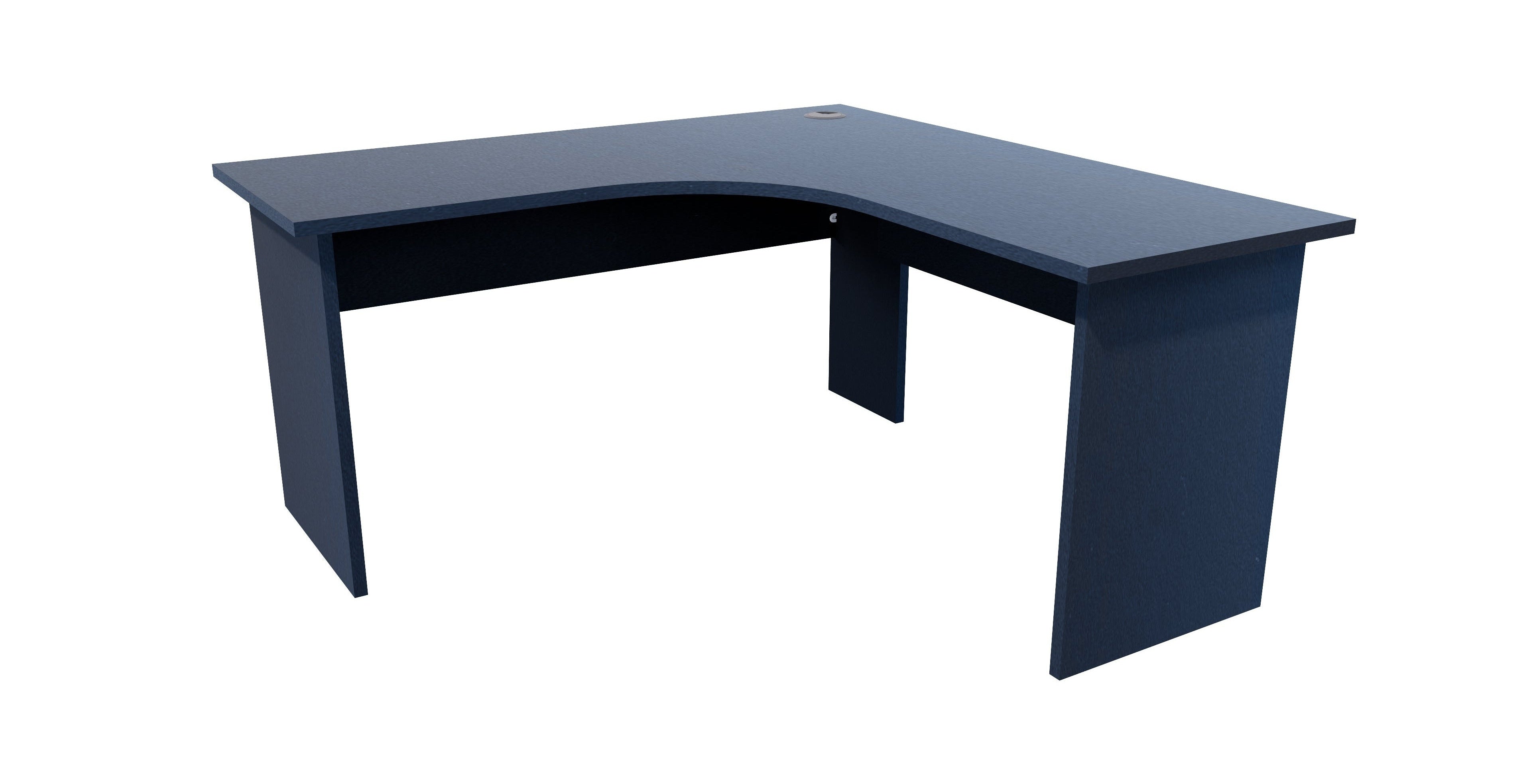 Zealand Workstation 1500x1500x700 / Char Blue