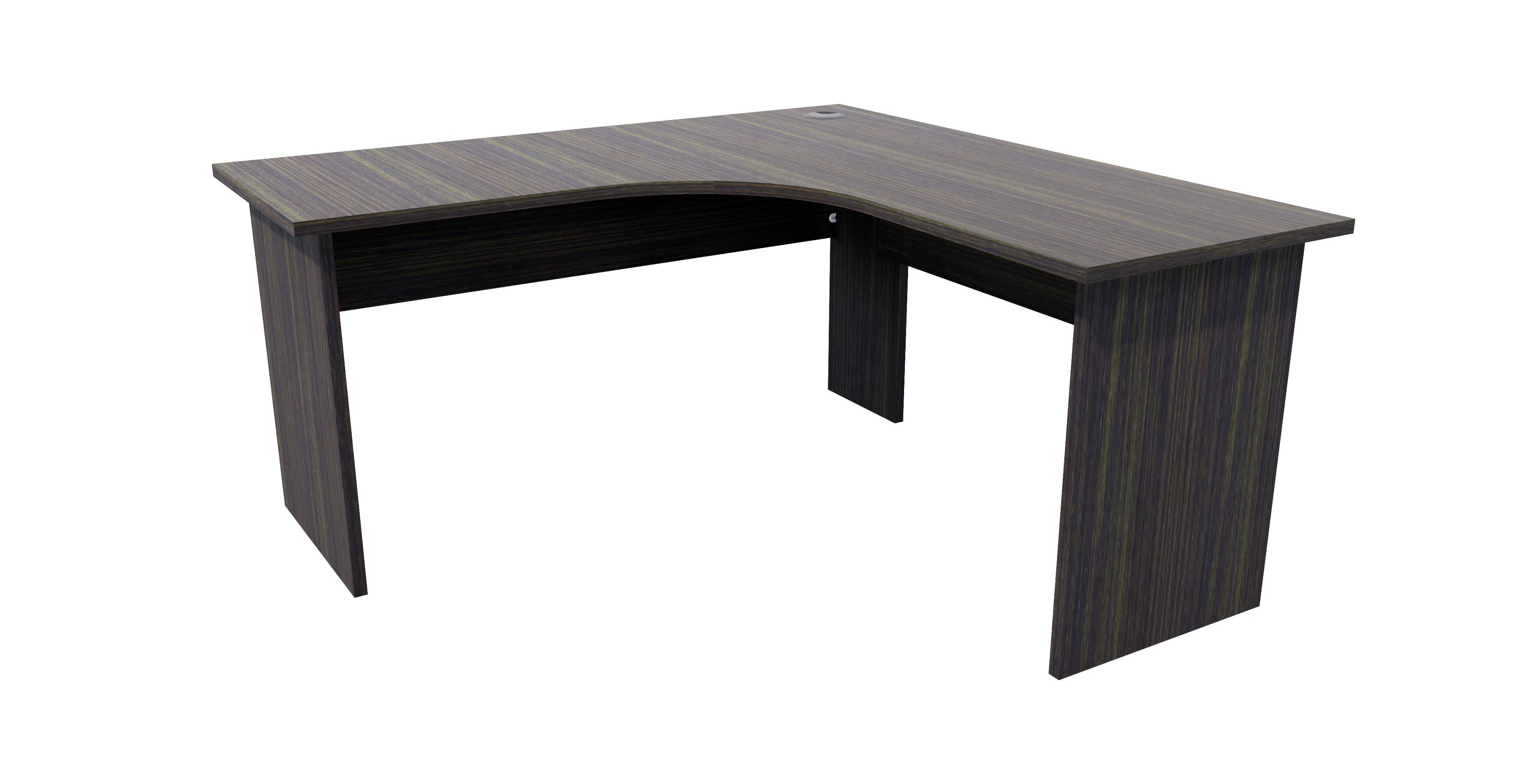 Zealand Workstation 1500x1500x700 / Dark Oak