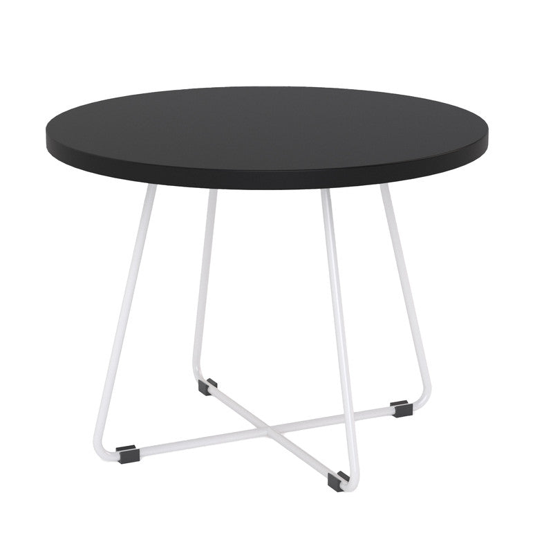 Zion Round Coffee Table Black / White
