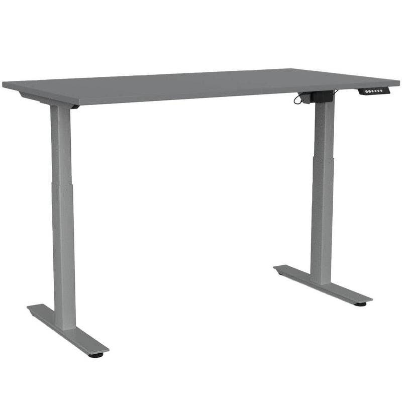 Agile Electric 2-Column Individual Desk 1500 x 800 / Silver / Silver