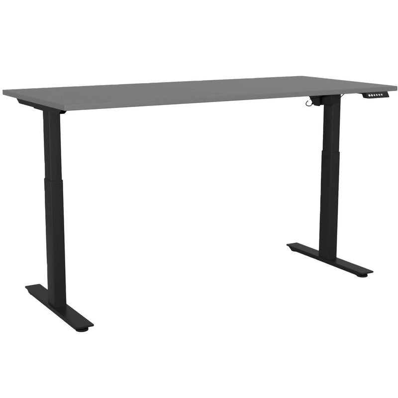 Agile Electric 2-Column Individual Desk 1800 x 800 / Silver / Black