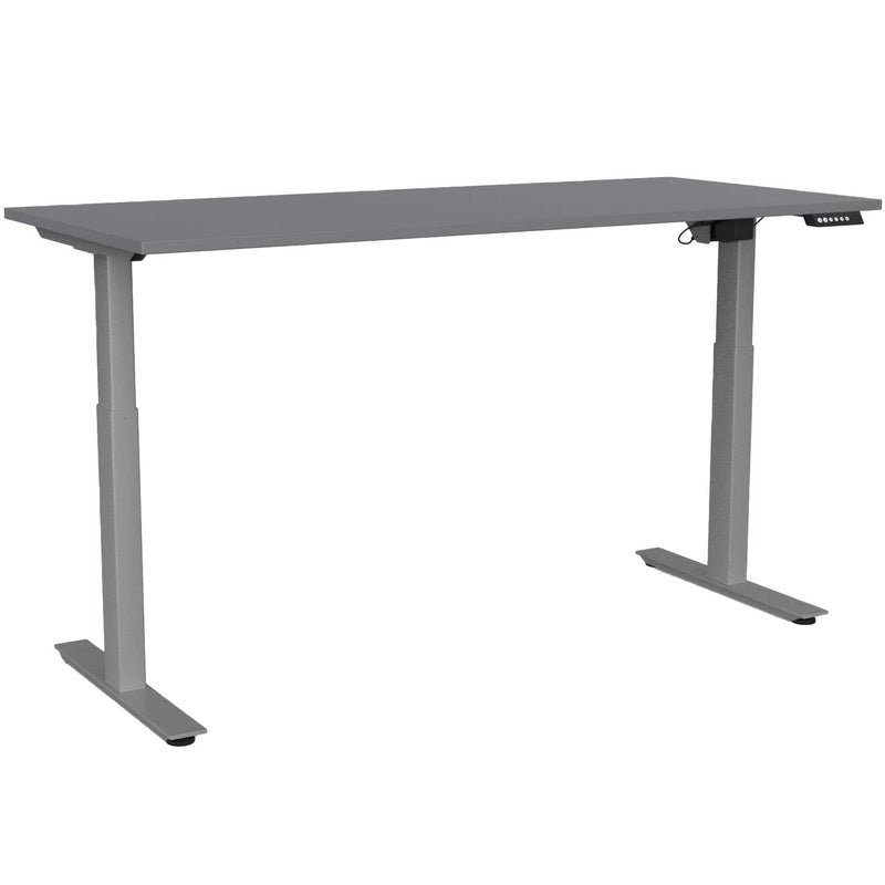 Agile Electric 2-Column Individual Desk 1800 x 800 / Silver / Silver