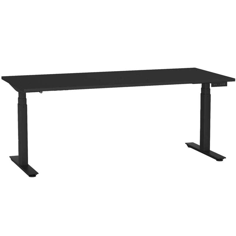Agile Electric 3-Column Individual Desk 1800 x 800 / Black / Black