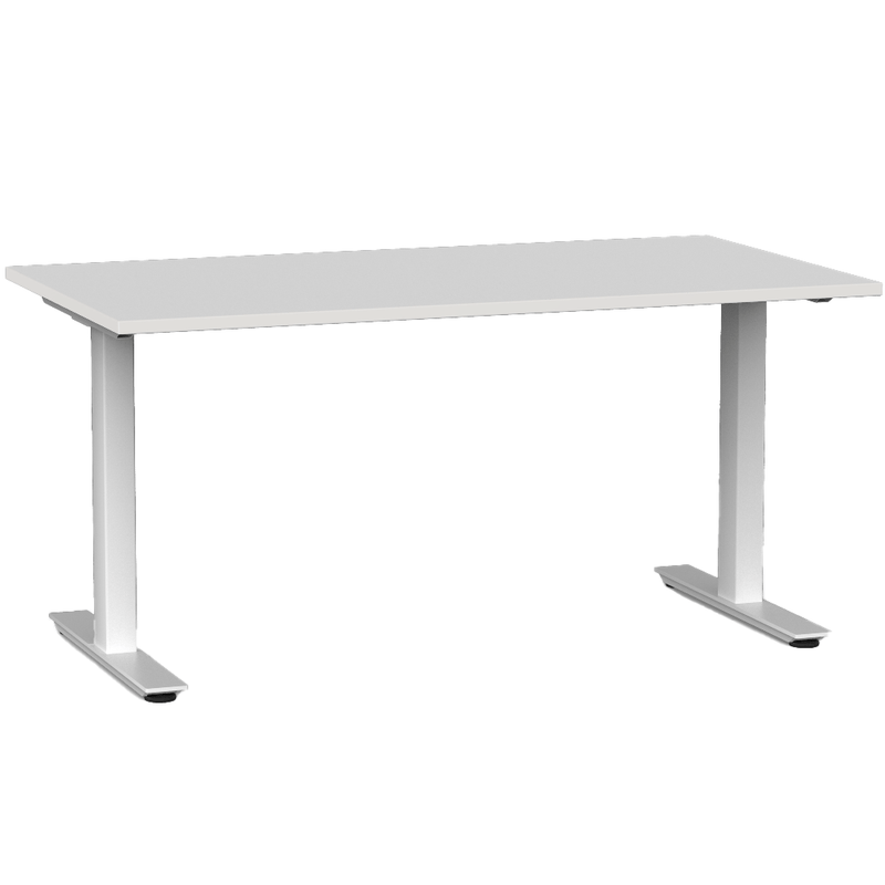 Agile Fixed Height Desk 1500 x 800 / White / White