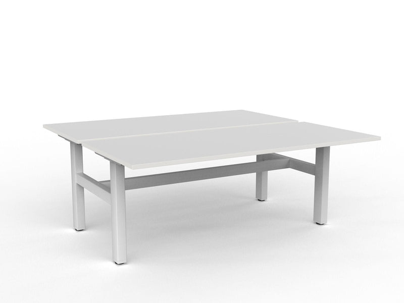 Agile Fixed Height Shared Desk 1800 x 800 / White / White