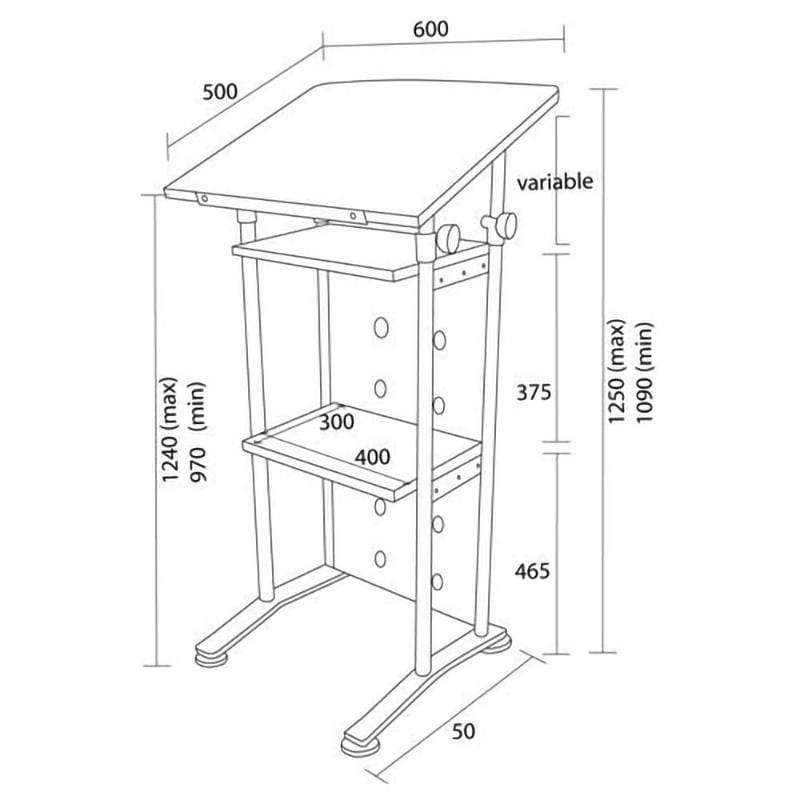 Lectern | Height Adjustable | Great Service | NZ Wide
