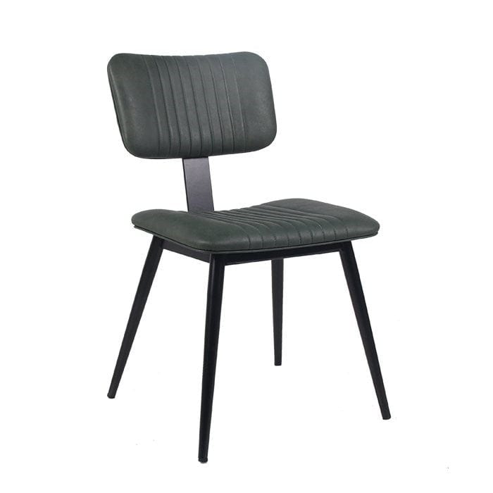 Aviator Mini Stool With Backrest Vintage Green