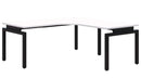 Balance 90 Corner Workstation Desk 1500x1500x800 (Left Hand Return) / Refined Oak Naturale / White