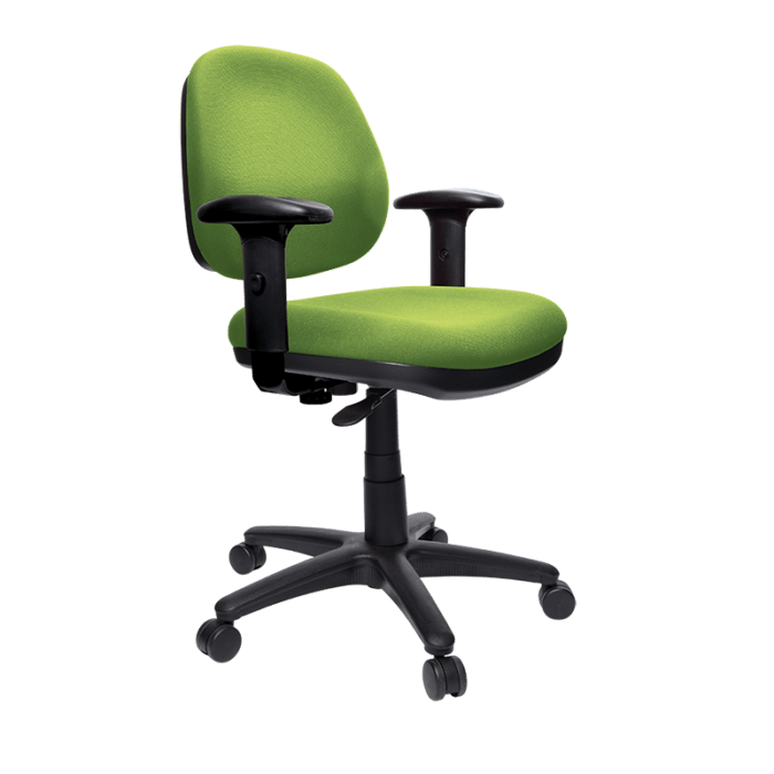 Buro Image Task Chair Green / With Arms / Unassembled