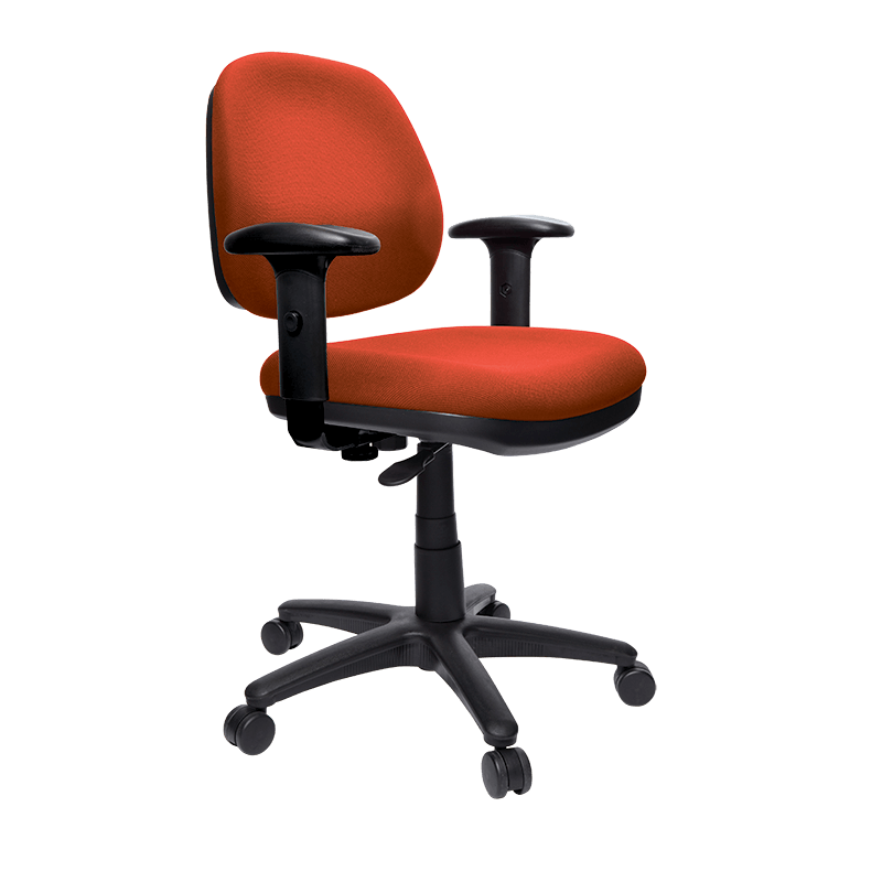 Buro Image Task Chair Red / With Arms / Unassembled