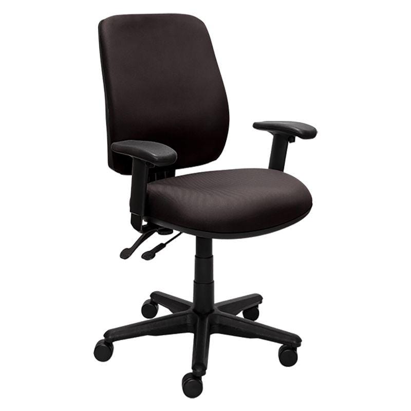 Buro Roma 2 Lever High Back Black / With Arms / Unassembled
