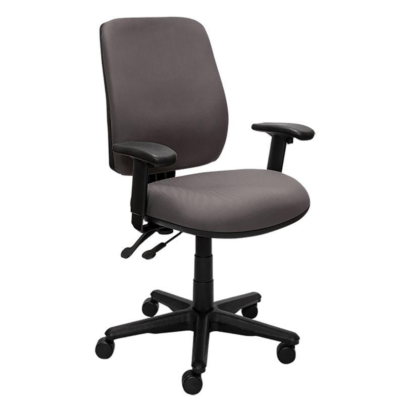 Buro Roma 2 Lever High Back Charcoal / With Arms / Unassembled