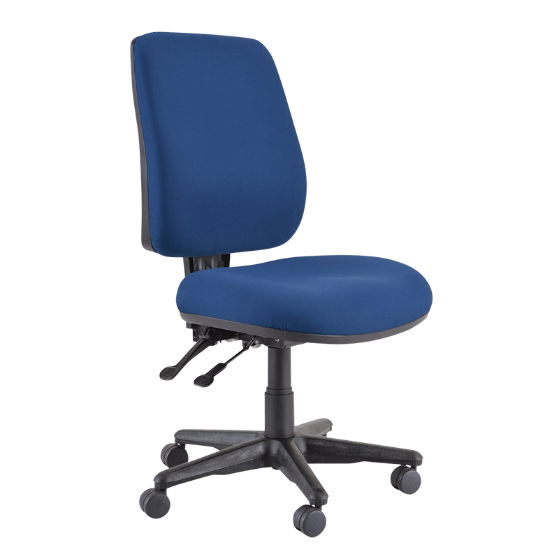 Buro Roma 2 Lever High Back Dark Blue / Without / Unassembled
