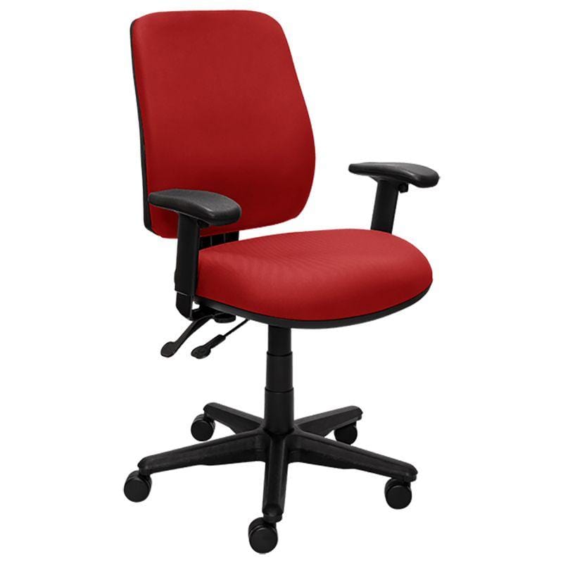Buro Roma 2 Lever High Back Red / With Arms / Unassembled