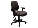 Buro Roma 2 Lever Mid Back Black / With Arms / Unassembled