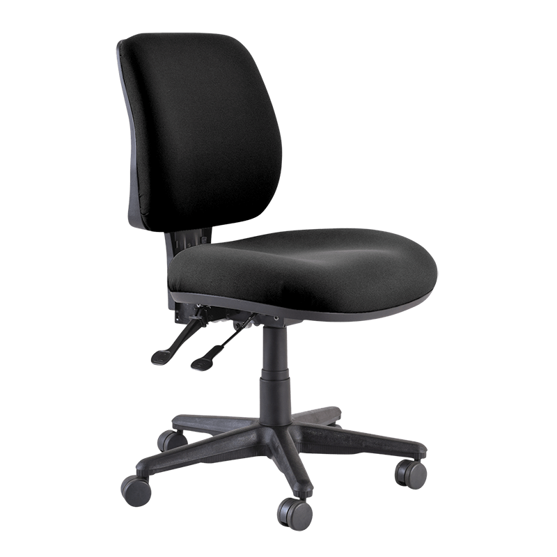Buro Roma 2 Lever Mid Back Black / Without / Unassembled