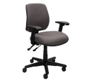 Buro Roma 2 Lever Mid Back Charcoal / With Arms / Unassembled