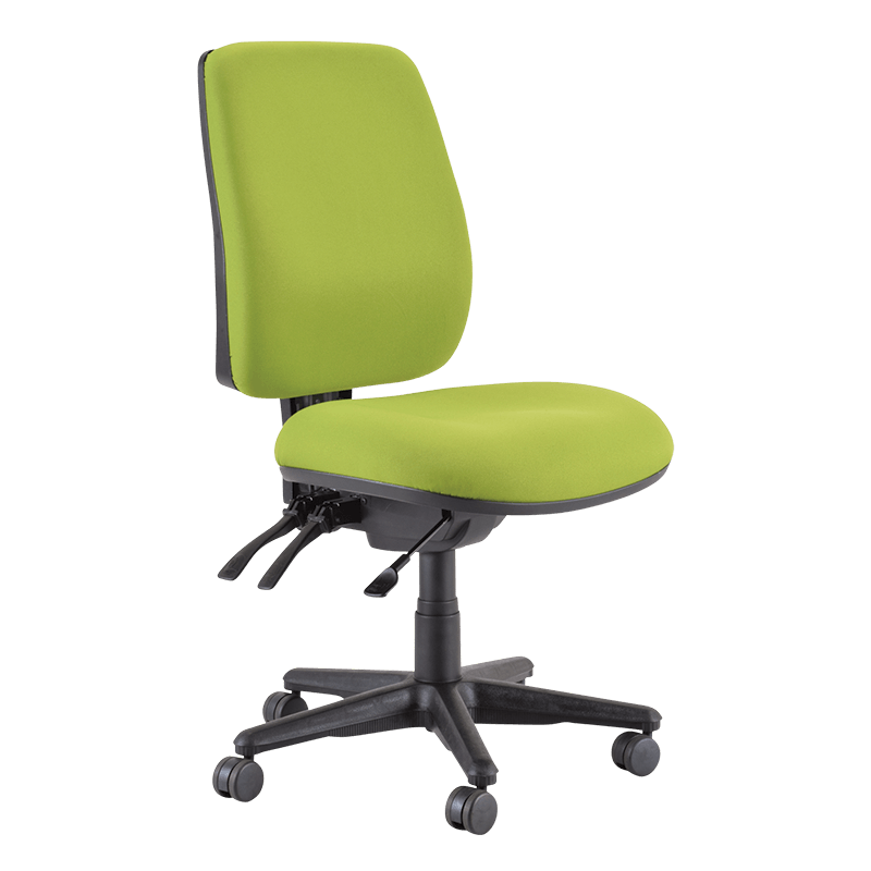 Buro Roma 3 Lever High Back Green / Without / Unassembled