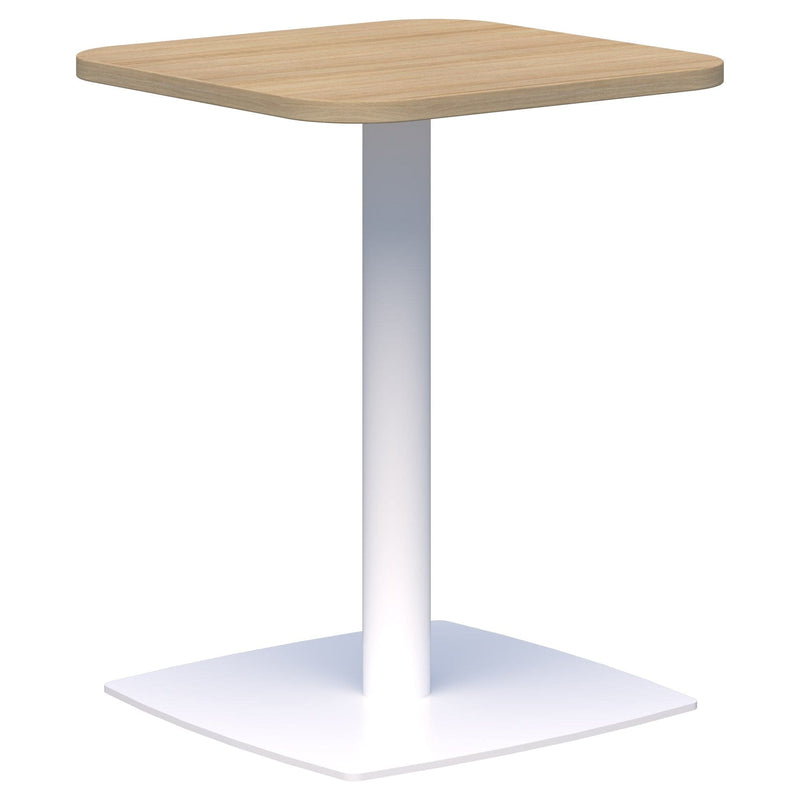 Classic Square Table 600 x 600 / Classic Oak Naturale / White
