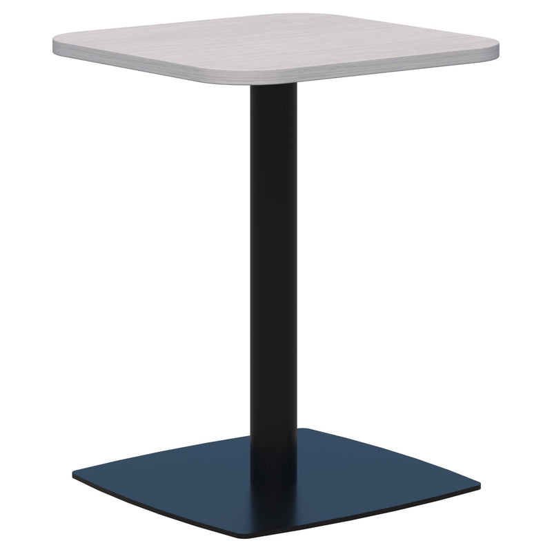 Classic Square Table 600 x 600 / Silver Strata Naturale / Black