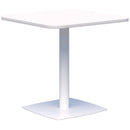 Classic Square Table 800 x 800 / Snow Velvet / White