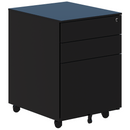 Cube Mobile Pedestal Black