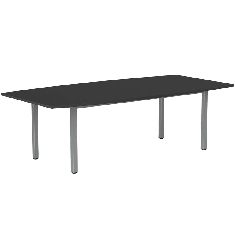 Cubit Boardroom Table Black / Silver
