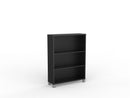 Cubit Bookcase 1200h x 900w x 315d / Black / Silver
