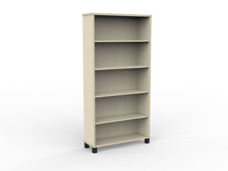 Cubit Bookcase 1800h x 900w x 315d / Nordic Maple / Black