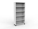 Cubit Bookcase 1800h x 900w x 315d / White / Black