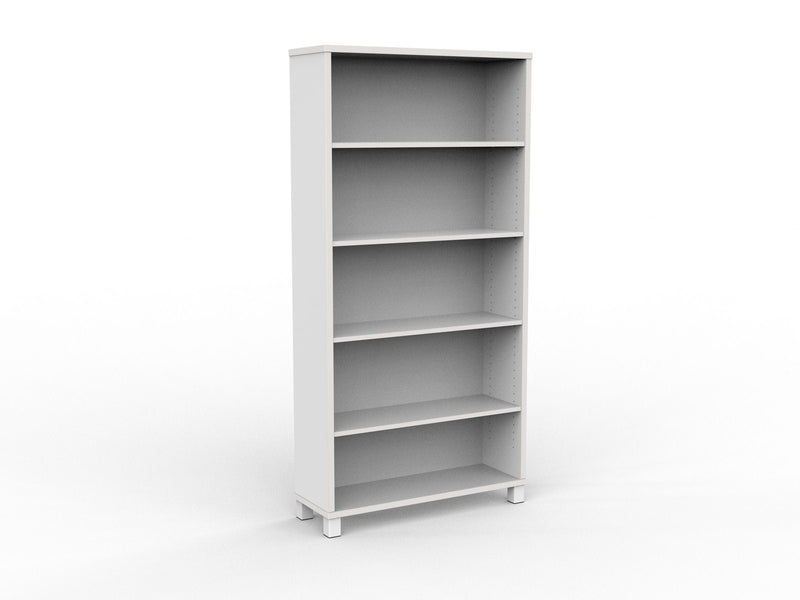 Cubit Bookcase 1800h x 900w x 315d / White / White